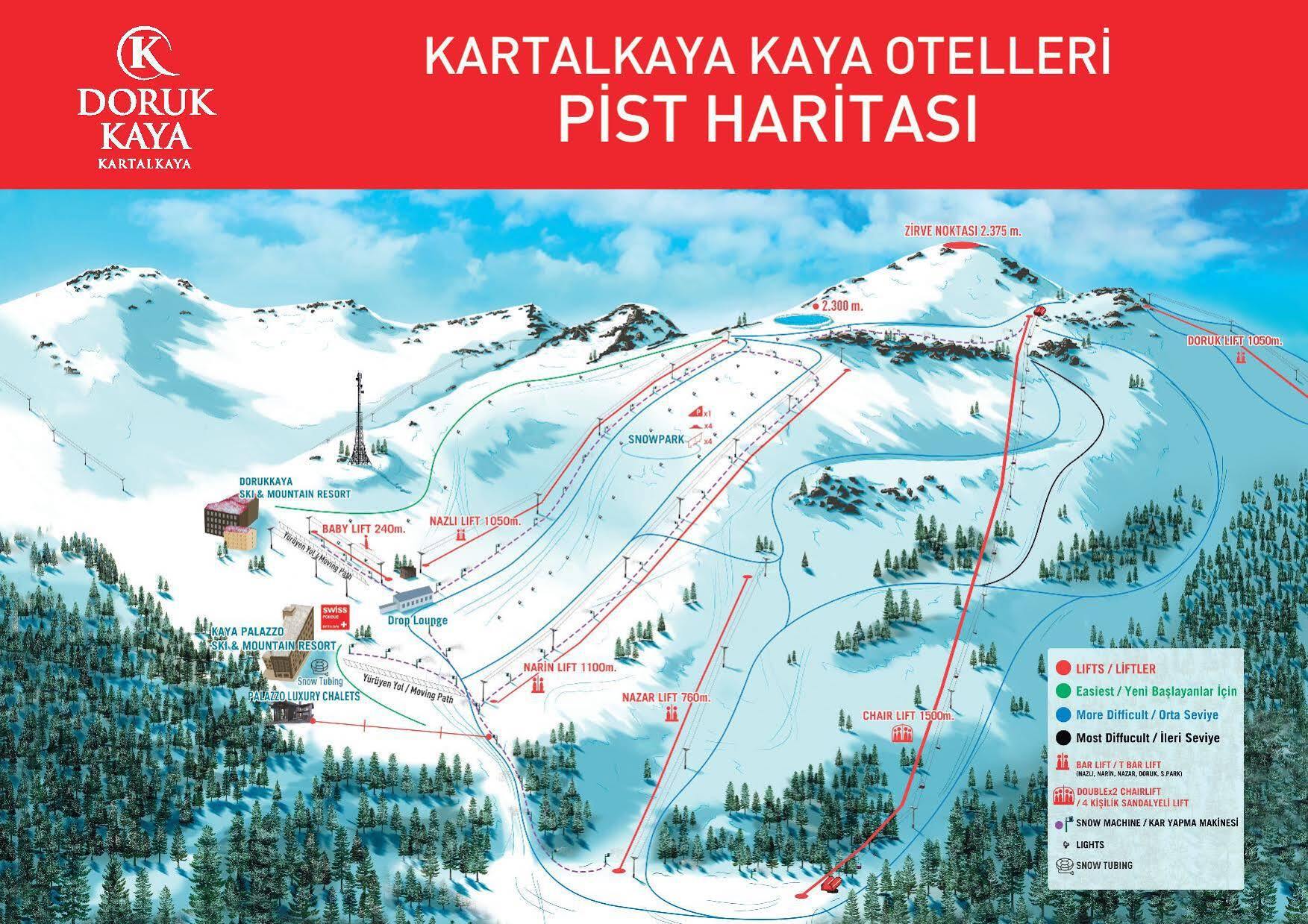 Dorukkaya Ski & Mountain Resort Bolu Exterior foto